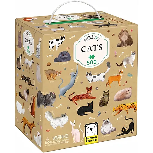 Banana Panda Puzzle Katzen (500Teile)