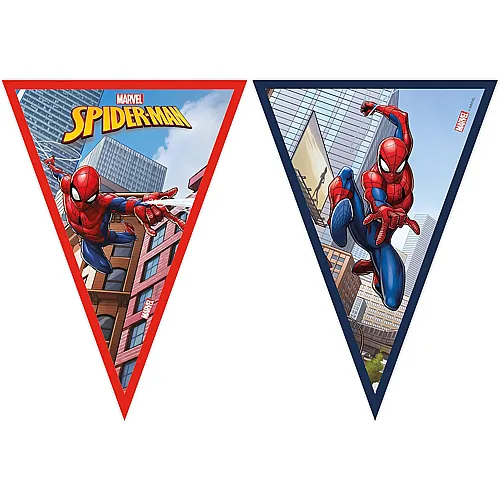 Papierfahnenlinie Spider-Man - 3 m