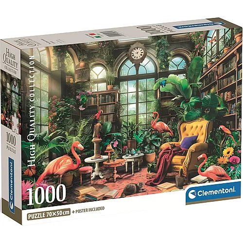Die Gewächshaus-Bibliothek 1000Teile