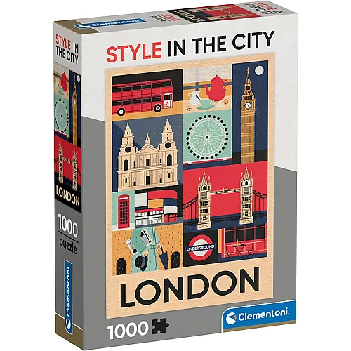 Clementoni Puzzle London Style in the City (1000Teile)