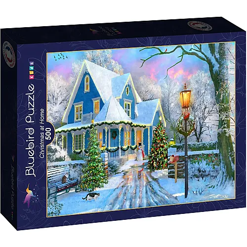Bluebird Puzzle Christmas at Home (500Teile)