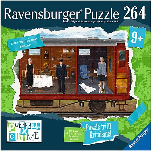 Ravensburger Puzzle X Crime Kids: Das verlorene Feuer (264Teile)