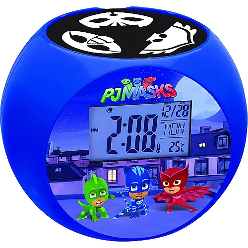 Lexibook PJ Masks Catboy Projektor-Radiowecker, Soundeffekte