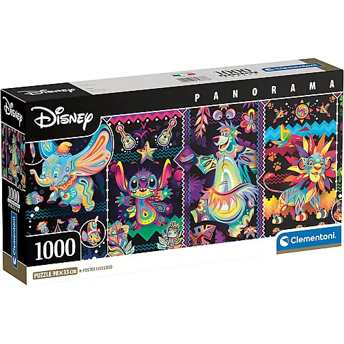 Clementoni Puzzle Panorama Disney Joys (1000Teile)