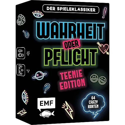 Kartenspiel Wahrheit oder Pflicht - Teenie Edition