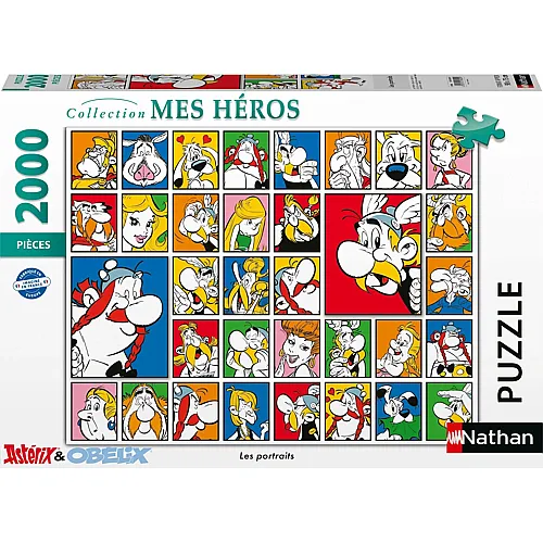 Nathan Puzzle Portr�ts Asterix (2000Teile)