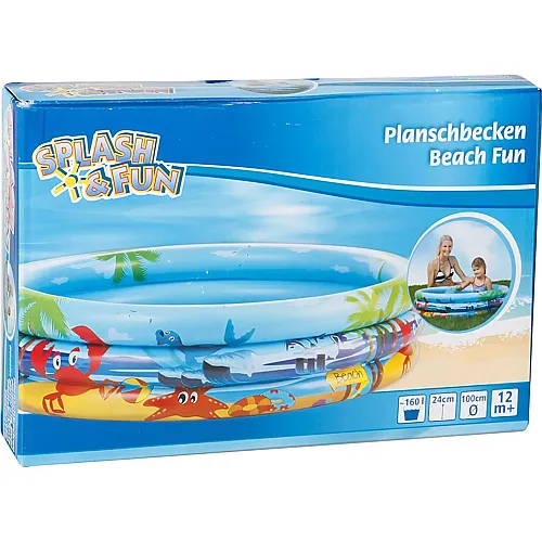 Splash & Fun Planschbecken Beach Fun 100cm