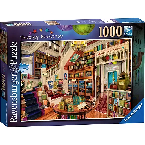 Ravensburger Puzzle Steward Aimee Fantasy-Buchhandlung - 1000 Teile