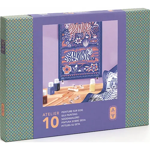 Djeco Atelier 10, Seidenmalerei