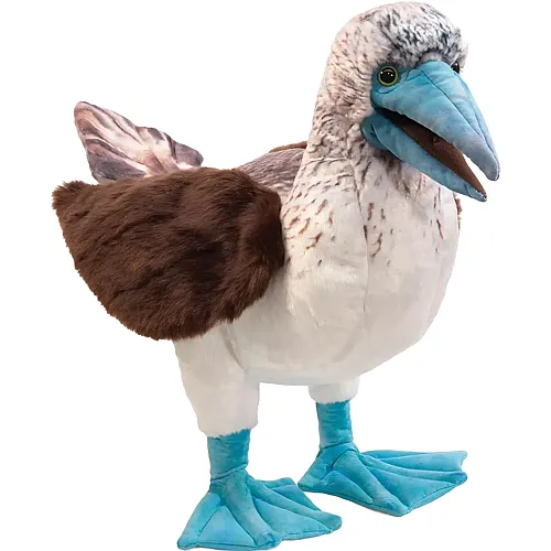 Folkmanis Handpuppe Blaufu�t�lpel - 33 cm
