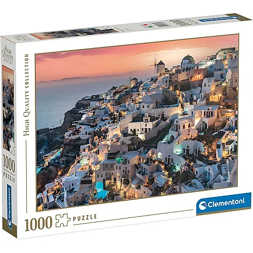 Clementoni Puzzle High Quality Collection Shades of Santorini (1000Teile)