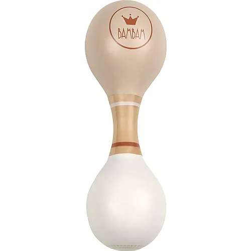 BamBam Maracas Aus Holz Beige, 15 Cm