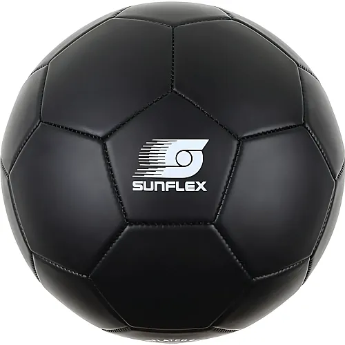 Sunflex Fussball schwarz Grsse 5 21cm, 390g