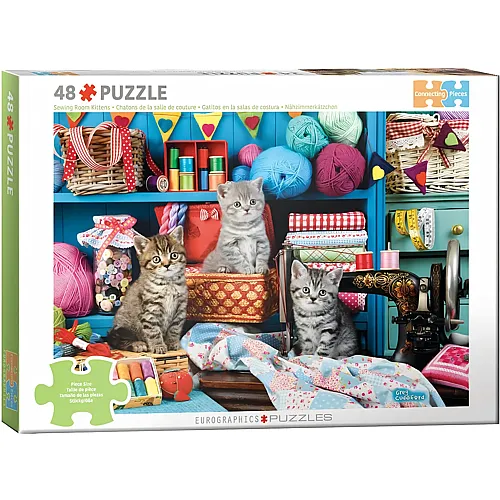 Eurographics Puzzle Connecting Pieces N�hzimmerk�tzchen - 48 Teile