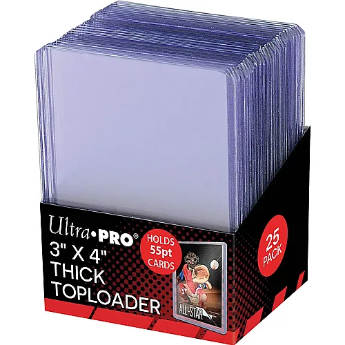 Ultra Pro Toploader Action Thick 55pt - 25 Teile
