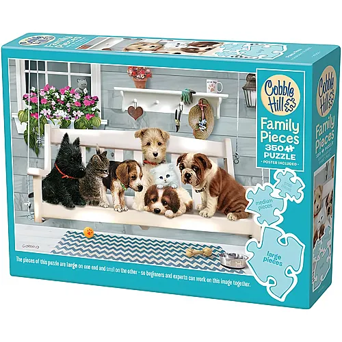 Cobble Hill Puzzle Robert Giordano Family - Porch Pals (350Teile)