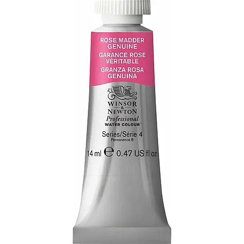 Winsor & Newton W&n Prof. Water Colour 14ml Tube Krapplack Rosa Echt