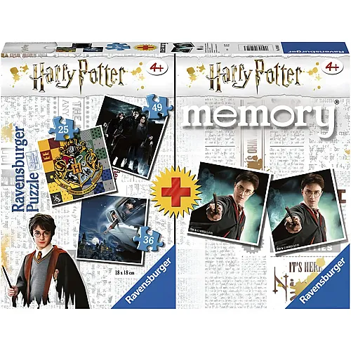 Ravensburger Puzzles + Memory - Harry Potter - 25 Teile