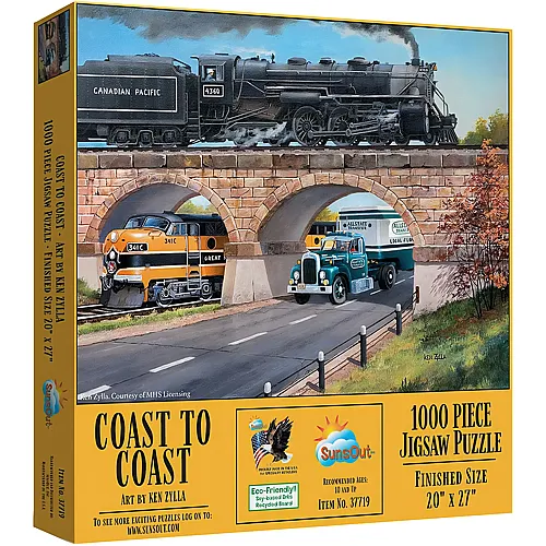 Coast to Coast 1000Teile