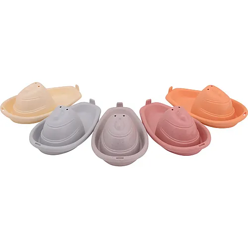 Johntoy Happy World Bio-Badeboote aus Kunststoff, 5 Stk