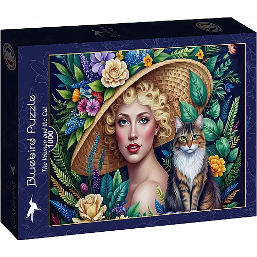 Die Dame und die Katze - 1000 Teile