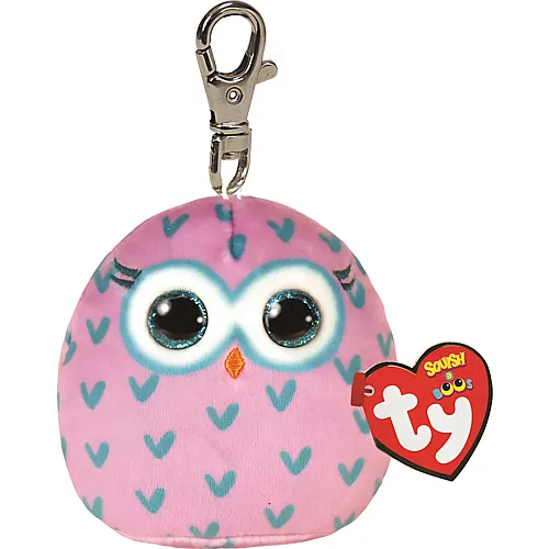 Ty Beanie Clips Schl�sselanh�nger Winks die Eule - 10 cm