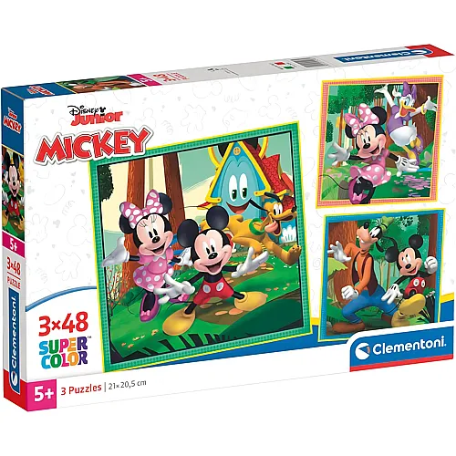 3in1 Square Mickey und seine Freunde 48Teile