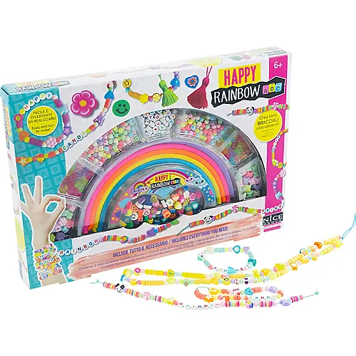 Nice Group Perlen-Set Regenbogen
