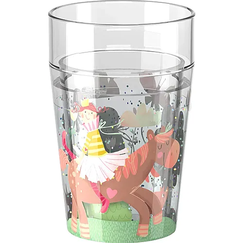 HABA Glitzerbecher Prinzessin & Pferd