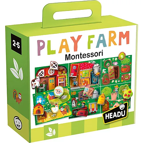 Headu Shapes and Sorts Farm Montessori-Spiel