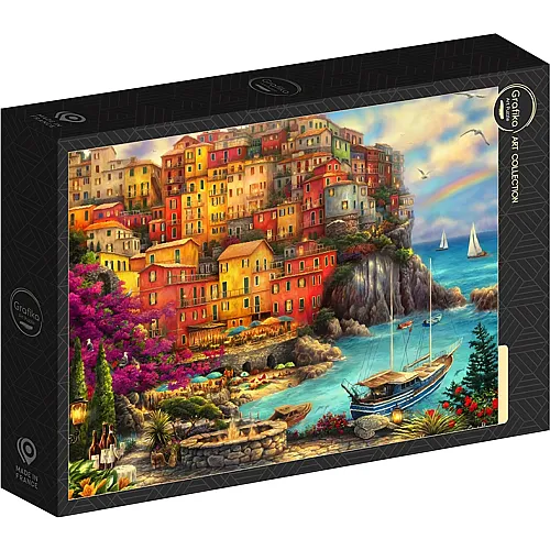 Grafika Puzzle Art Collection Chuck Pinson - A Beautiful Day at Cinque Terre - 1000 Teile