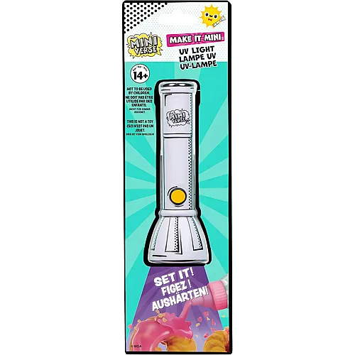MGA 's Miniverse Make It Mini - Taschenlampe mit UV-Licht, UV-Taschenlampe zum Aush�rten von Harz, f�r Sammler & Kinder ab