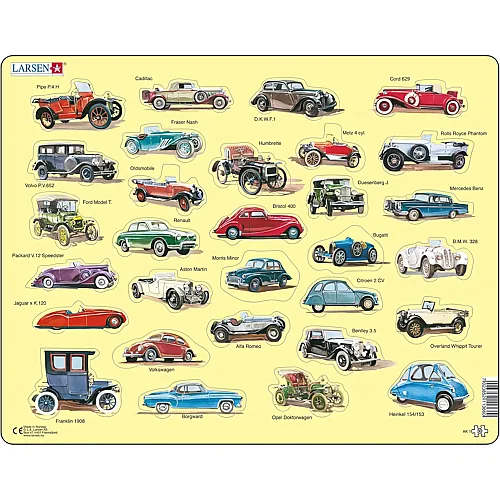 Larsen Puzzle Oldtimer - 30 Teile
