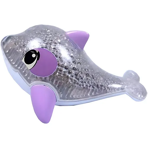 Simba ABC Delfin mit magischer Regenbogen Lichtfunktion - 14 cm