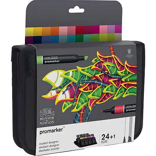 Winsor & Newton Promarker 24er Wallet Student