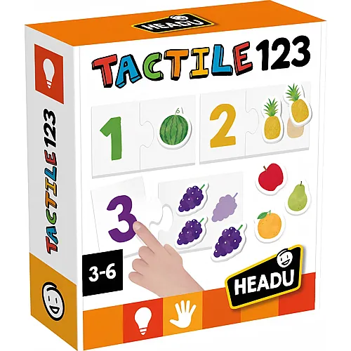 Headu Tactile Numbers Montessori Multiling.
