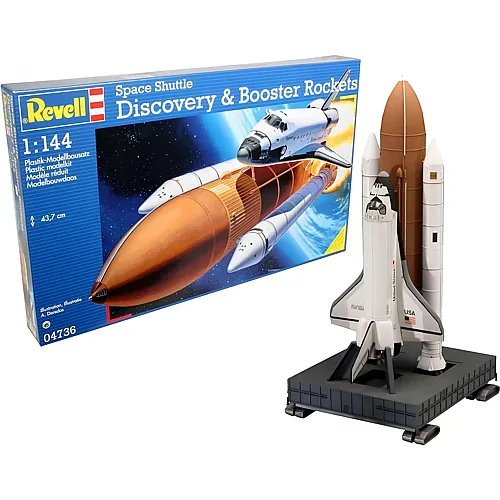 Revell Space Shuttle Discovery+Booster Rockets