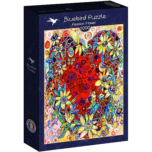 Bluebird Puzzle Sally Rich Passion Flower - 1000 Teile