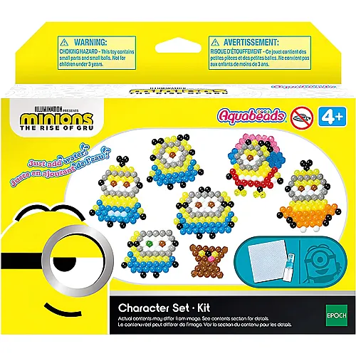 Aquabeads Minions The Rise of Gru Character Set