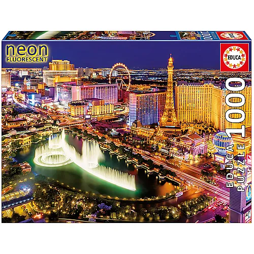 Educa Puzzle Neon Las Vegas (1000Teile)