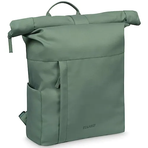 Fitz & Huxley Backpack OCEAN roll-top - agave