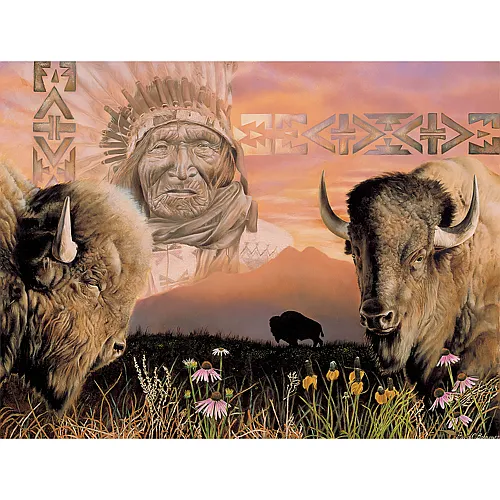 SunsOut Puzzle David Behrens Keeper of the Plains - 500 Teile