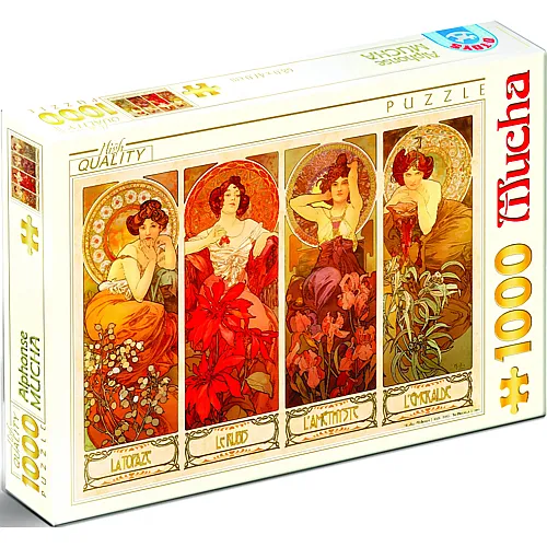 Edelsteine und Blumen 1000Teile