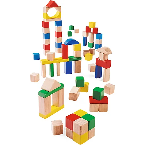 Eichhorn Holzbausteine - 75 Teile