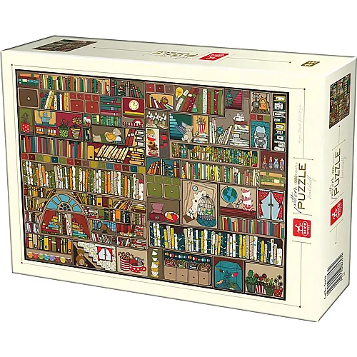 DToys Puzzle The Book Shelf - 1000 Teile