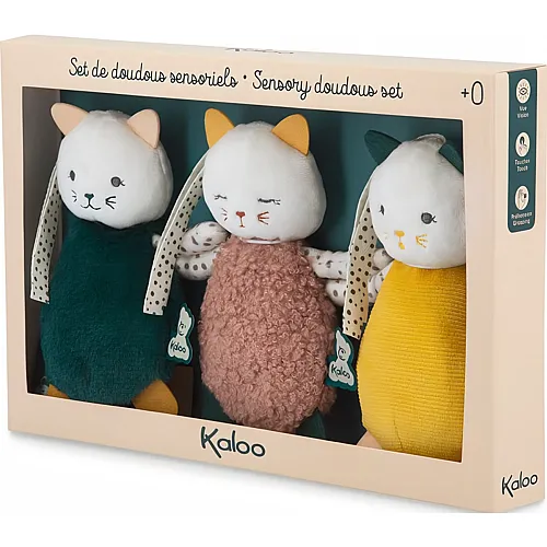 Stimuli Kuscheltierset Katze sensorisch 3Teile