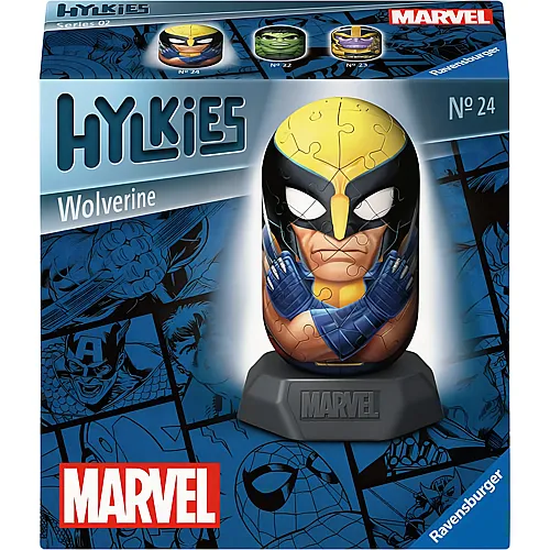 Ravensburger Puzzle Hylkies 3D Marvel Wolverine - 54 Teile