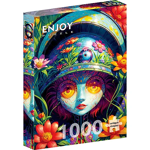 Enjoy Puzzle Floral Warrior - 1000 Teile
