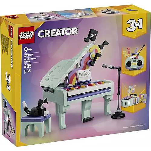LEGO Creator Deko-Klavier mit Katze (485Teile)