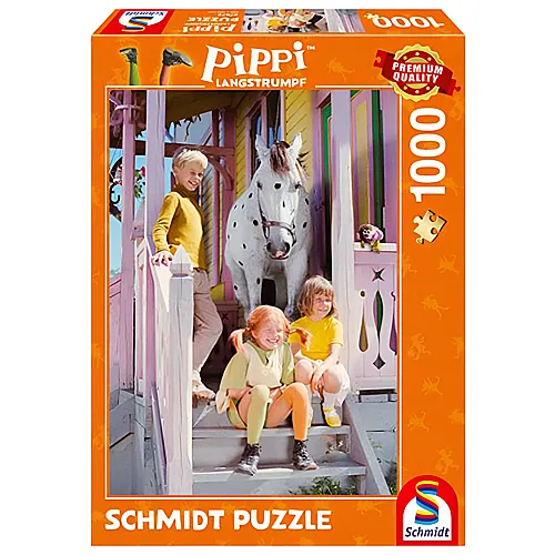 Schmidt Puzzle Pippi Langstrumpf Pippi und ihre Freunde (1000Teile)